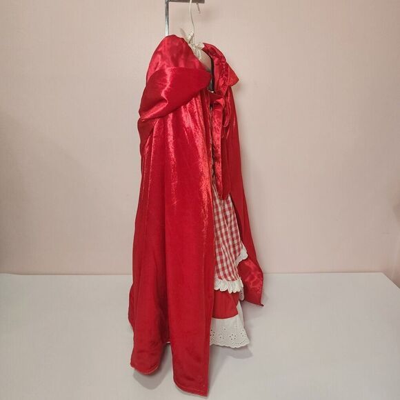 Chasing Fireflies Wishcfaft Little Red Ridding Hood Sz 4 Dress, Cape - Picture 3 of 8